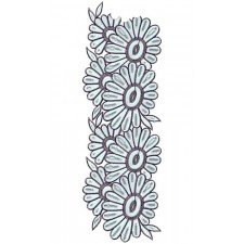 Bullion Rose Trim Lace Embroidery Designs