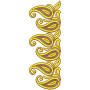 Flower Pattern Lace Embroidery Design
