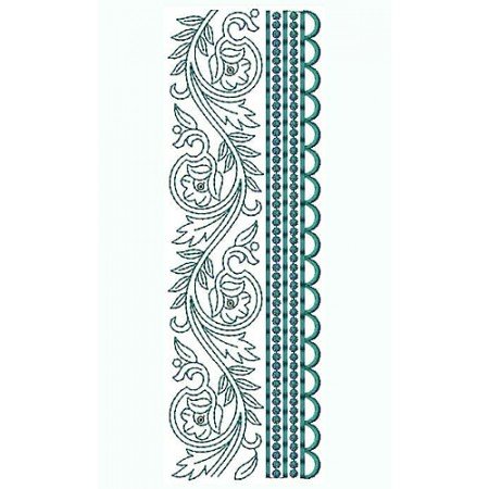 Lace Embroidery Design 18369