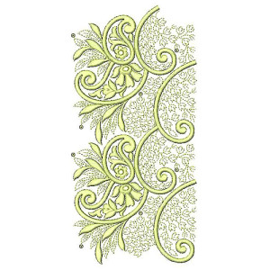 Lace Embroidery Design 18372