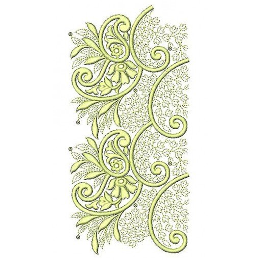 Lace Embroidery Design 18372