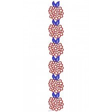 Traditional Style Outfit Embroidery Design 18804