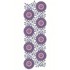Kashmiri Embroidery Border Design 18809