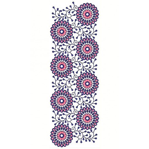 Kashmiri Embroidery Border Design 18809