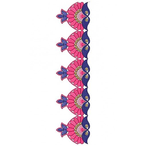 Foam Embroidery Border Design 18811