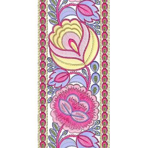 Saree Brocade Embroidery Designs