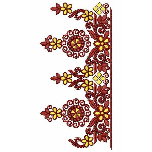 Lace Embroidery Design 19715
