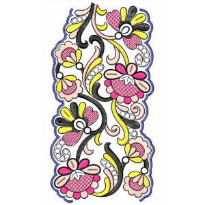 Lace Embroidery Design 20009