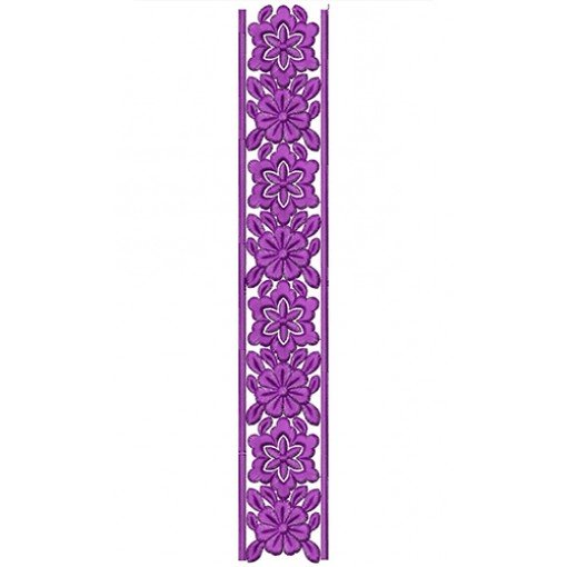 Turquoise Crystal Embroidery Design 20089