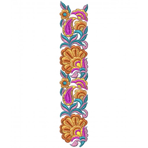 2014 Latest Fashion Embroidery Design