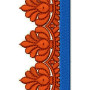 Dual Color Lace Embroidery Design 2015