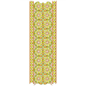Voile Lace Embroidery Design 20198