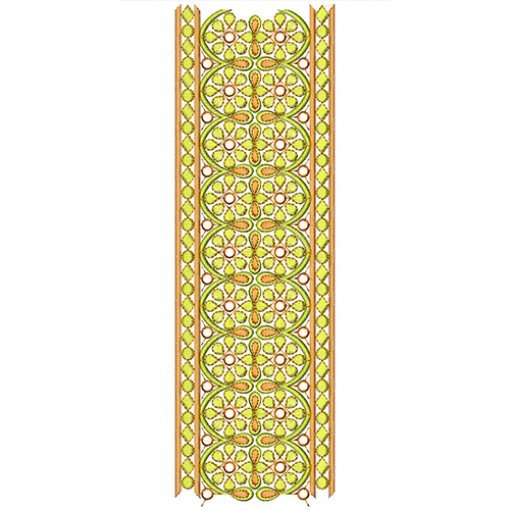 Voile Lace Embroidery Design 20198