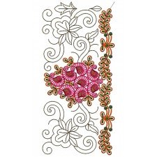 Lace Embroidery Design 20643