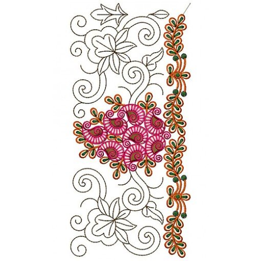 Lace Embroidery Design 20643