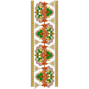 Lace Embroidery Design 20865