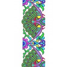 Gujarati Navratri Festival Lace Embroidery Design