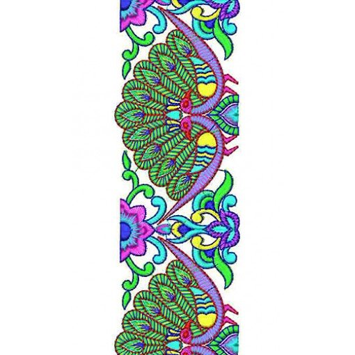 Gujarati Navratri Festival Lace Embroidery Design