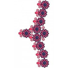 Lace Embroidery Design 21045