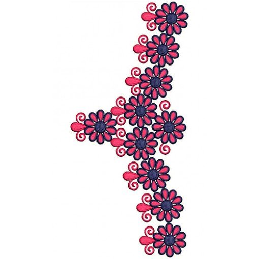 Lace Embroidery Design 21045