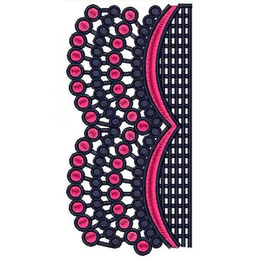 Women Fashion Dress Freestanding Embroidery Design 21115