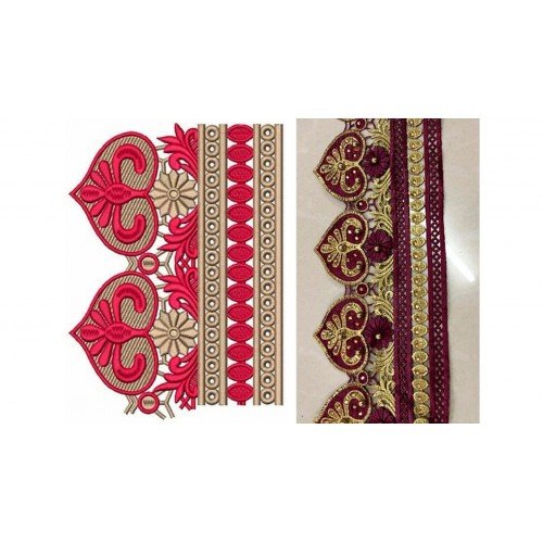 Jalabiya Freestanding Embroidery Design 21123