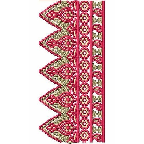 Pakistani woman Clothing Freestanding Embroidery Design 21126