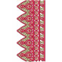 Pakistani woman Clothing Freestanding Embroidery Design 21126