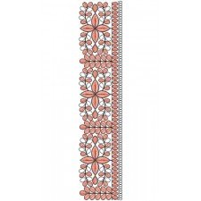 Cotton Thread & Cording Special Embroidery Lace Design 21174