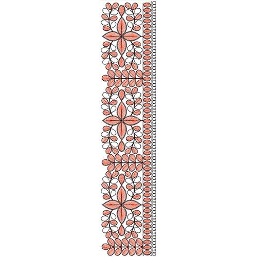Cotton Thread & Cording Special Embroidery Lace Design 21174