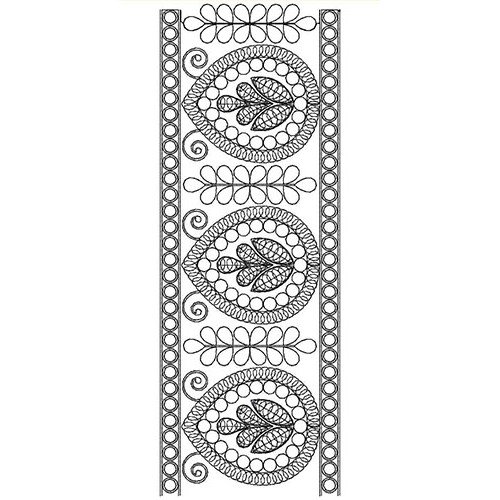Full Cording Handwork Lace Embroidery Design 21212