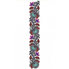 Multi Long Stitch Cording Embroidery Design 21217