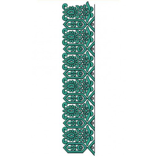 Pashtun Embroidery Style Cording Lace Design 21219
