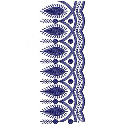 Cotton Thread Lace Embroidery Design 21258