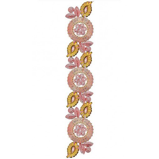 Cording Flat Undercover Pattern Embroidery Lace Design 21262