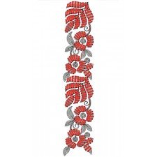 Cording Flat Undercover Pattern Embroidery Lace Design 21263