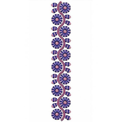 Cording Flat Undercover Pattern Embroidery Lace Design 21264