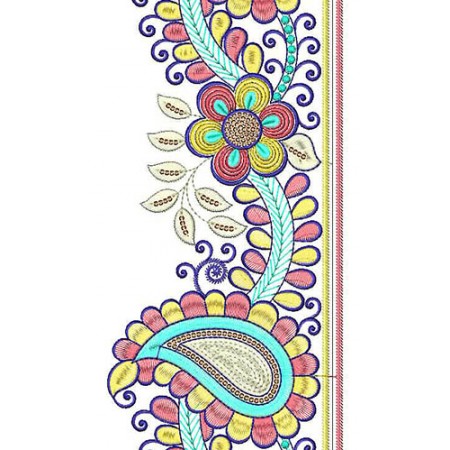 Lace Border Embroidery Designs 213