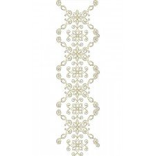 Simple Lawn Lace Embroidery Design 21347