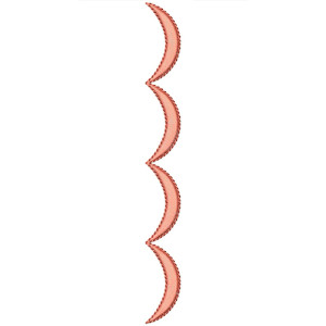 Massive Waves Like Embroidery Design 21409