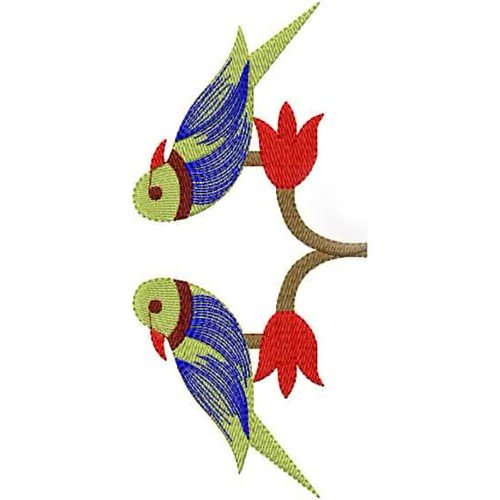 Germany King Parrots Lace Embroidery Design 21551