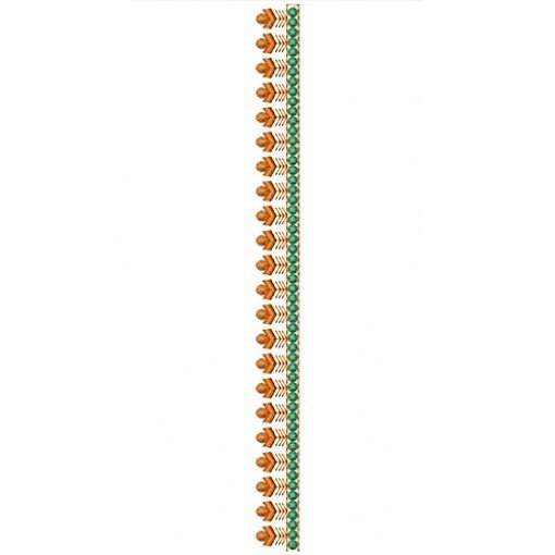 Dirndl Trachten Border Embroidery Design 21568