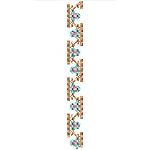 Latest Romania Cross Stitch Lace Embroidery Design 21686