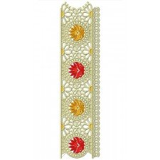 Parsi Gala Embroidery Lace Border 21694