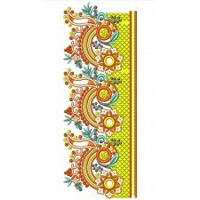 Flower Embroidery African Lace 21712