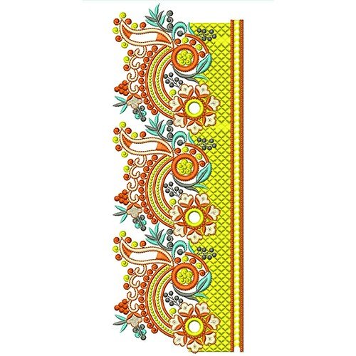 Flower Embroidery African Lace 21712