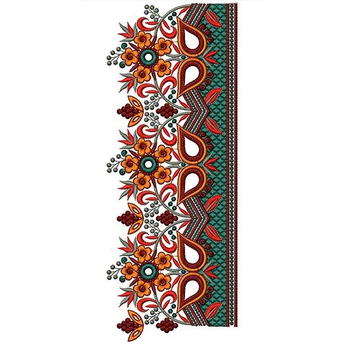 Elegant Embroidery Flower Lace Design 21716