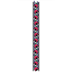 Romanian Traditional Dress Flower Lace Embroidery Design 21833