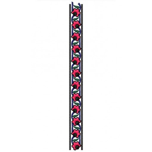 Romanian Traditional Dress Flower Lace Embroidery Design 21833