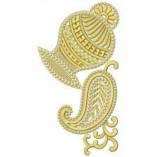 Paisley & Kalash Embroidery Design 21937